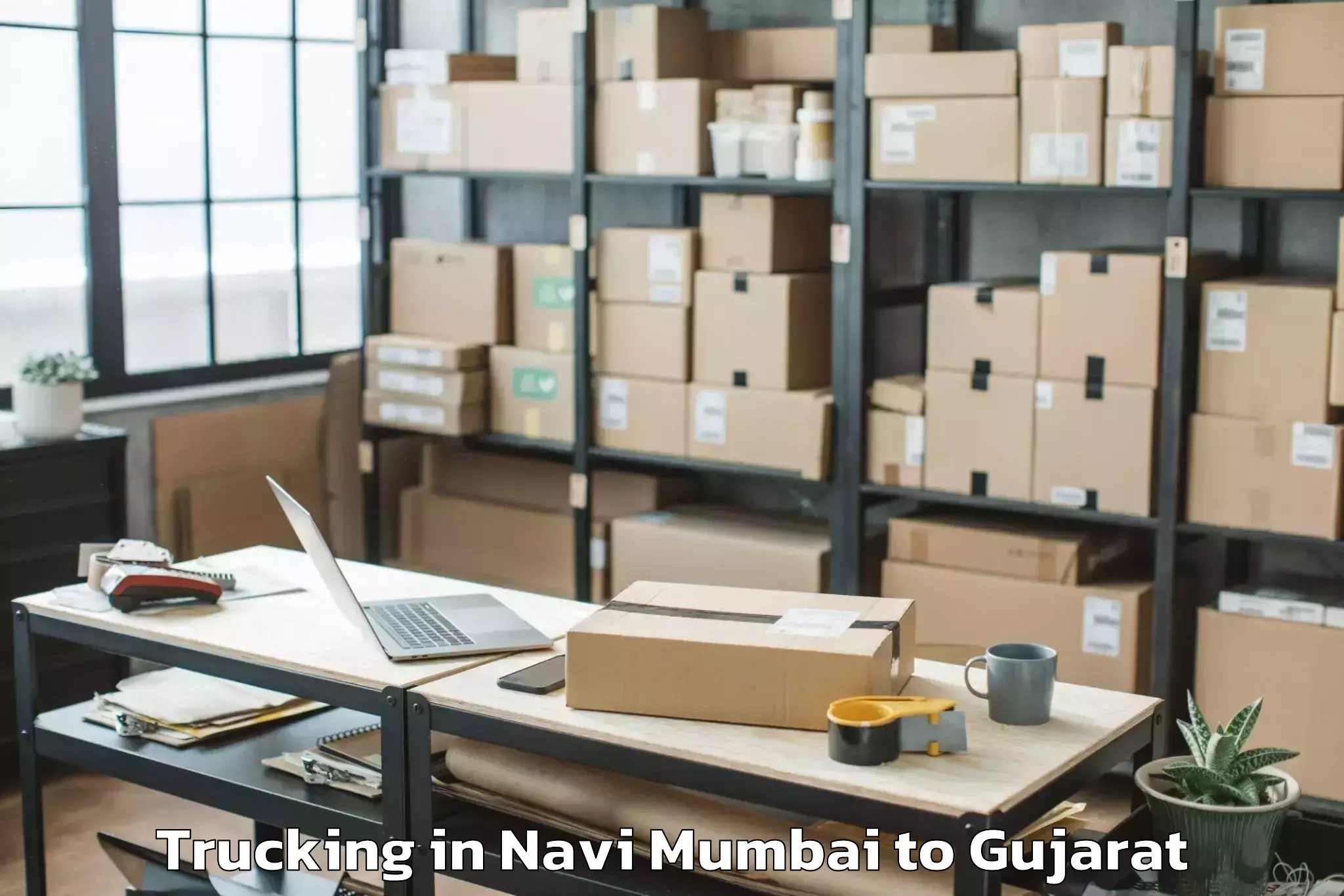 Expert Navi Mumbai to Savarkundla Trucking